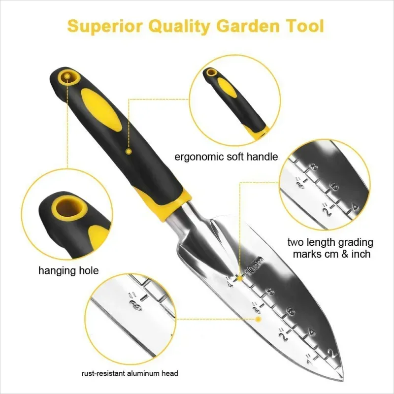 알루미늄 합금 정원 도구 세트 경량 손삽 갈퀴 경운기  - Bonsai Garden Rake 리뷰 및 가격