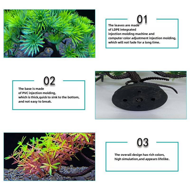 수족관 분재, 식물, 어항 장식, 인조 식물, 꽃 장식 - Bonsai Garden Sushi 리뷰 및 가격